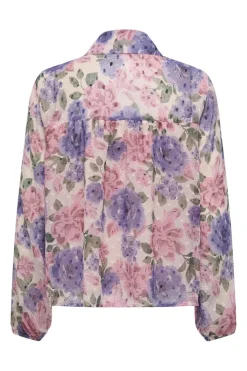 Only Onldina L/S Top< Bluser & Skjorter