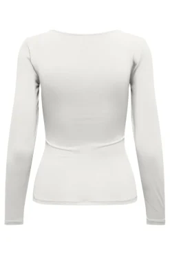 Onlea L/S 2-Way Deep Neck Top*Only Best