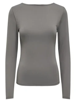 Only Onlea L/S 2-Way Deep Neck Top< Bluser & Skjorter