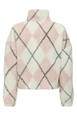 Only Onleline Life L/S Zip Teddy Swt< Overtøj & Jakker