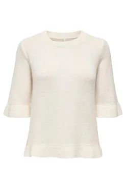 Onlella Ss Frill O-Neck Knt*Only Outlet