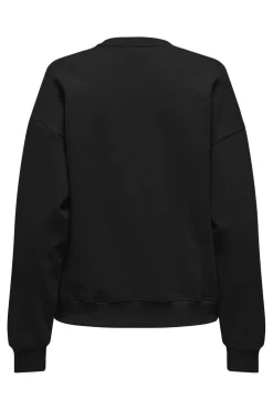 Only Onlely L/S O-Neck Fringe Swt< Bluser & Skjorter|Sweatsæt & Comfy Wear