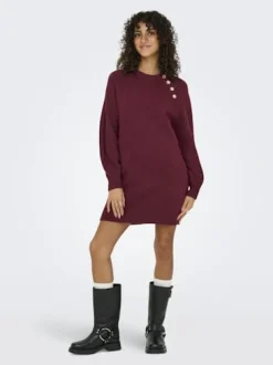 Only Onlemma Life Ls Button Onec Dress Cc Knt< Kjoler
