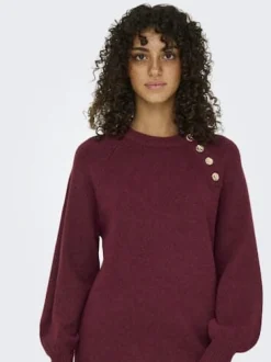 Only Onlemma Life Ls Button Onec Dress Cc Knt< Kjoler