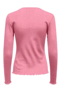 Only Onlemma L/S Rib Basic Top< Bluser & Skjorter