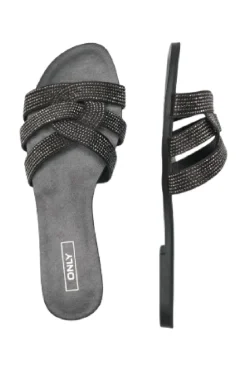 Only Shoes Onlfeli-5 Pu Bling Slip On Sandal< Sandaler