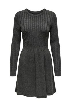 Only Onlfia Ls Cable Dress Knt< Kjoler
