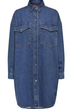 Only Onlfloyd Ls Ovs Dress Azg< Bluser & Skjorter