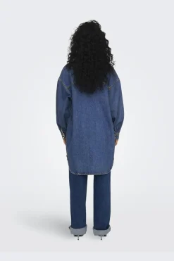 Only Onlfloyd Ls Ovs Dress Azg< Bluser & Skjorter