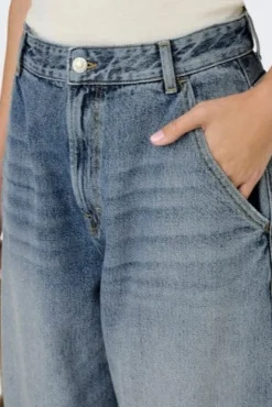 Only Onlgia Mid Loose Baggy Dot413< Bukser, Jeans & Leggings