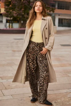 Only Onlgianna Straight Belt Pant< Bukser, Jeans & Leggings