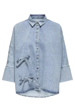 Only Onlgrace 3/4 Bow Shirt Lb Cro< Bluser & Skjorter|Ammevenligt Tøj