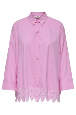 Only Onlgraces Tulum Ls Emb Shirt< Bluser & Skjorter|Ammevenligt Tøj