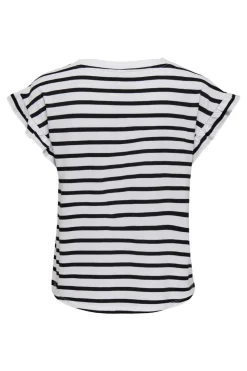 Only Onlgrape S/S Frill O-Neck Top< T-Shirts & Toppe