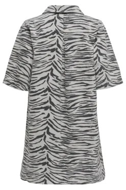 Onlgry Ss Zebra Dress Sik*Only