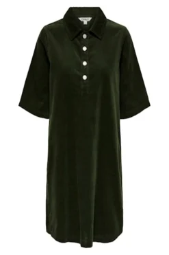 Only Onlgry-Nessa S/S Cord Dress< Kjoler
