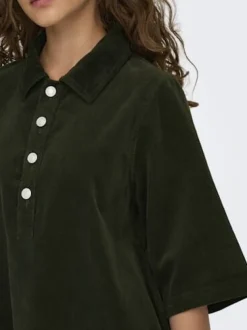 Only Onlgry-Nessa S/S Cord Dress< Kjoler