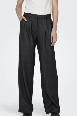 Only Onlhattie Pleat Mel Str Pant Tlr 15304707< Bukser, Jeans & Leggings