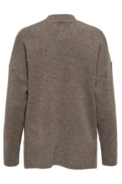 Only Onlhazel Ls Highneck Overs Pull Knt< Strik|Bluser & Skjorter