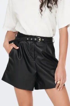 Only Onlheidi Faux Leather Shorts Otw< Shorts