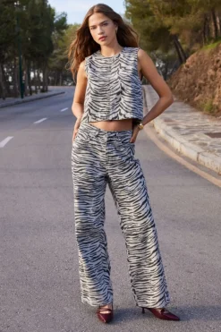 Onlhope Zebra Wide Sik*Only Online