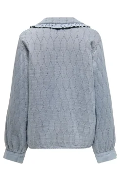 Onlida Frill Collar Tie Shirt*Only Discount