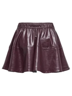 Only Onljacky Faux Leathe Skater Skirt< Nederdele