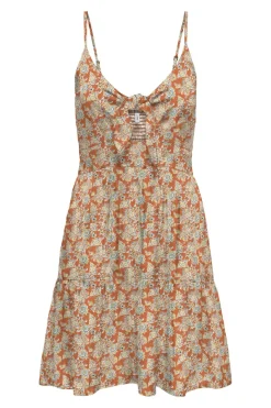 Only Onljennie S/L Knot Short Dress Ox< Kjoler