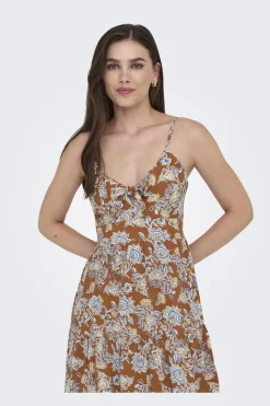 Only Onljennie S/L Knot Short Dress Ox< Kjoler