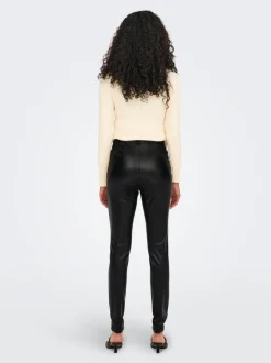 Onljessie Fauxleather Zip Pant Cc*Only Hot