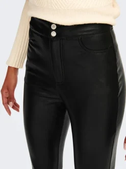 Onljessie Fauxleather Zip Pant Cc*Only Hot