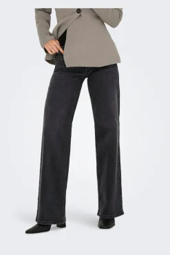 Only Onljudy Lw Wide Leg Tai Epp< Bukser, Jeans & Leggings
