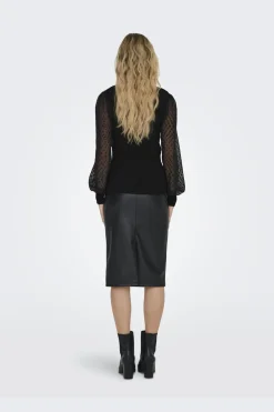 Onljulie Life Ls Mix O-Neck Cc Knt*Only New