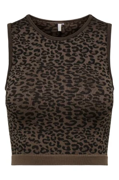 Only Onljungle Seamless Animal Tank Top Acc< T-Shirts & Toppe