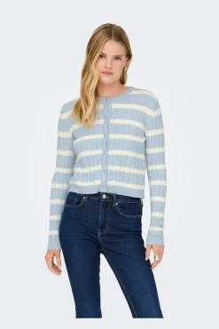 Only Onlkatia Ls Cable Button Cardigan Cc Knt< Cardigans|Ammevenligt Tøj
