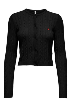 Only Onlkatia Ls Cable Button Cardigan Cc Knt< Cardigans|Ammevenligt Tøj