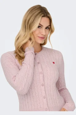 Onlkatia Ls Cable Button Cardigan Cc Knt*Only Best