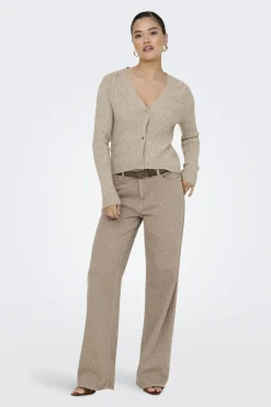 Only Onlkatia Ls Cable V-Neck Cardi Knt Nca< Cardigans|Ammevenligt Tøj