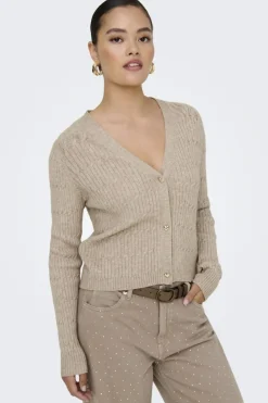 Only Onlkatia Ls Cable V-Neck Cardi Knt Nca< Cardigans|Ammevenligt Tøj