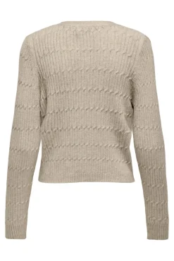 Only Onlkatia Ls Cable V-Neck Cardi Knt Nca< Cardigans|Ammevenligt Tøj
