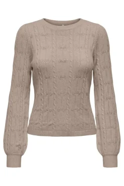 Onlkatia Ls Structure O-Neck Pull Cc Knt*Only Outlet