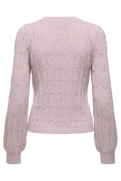 Only Onlkatia Ls Structure O-Neck Pull Cc Knt< Strik|Bluser & Skjorter