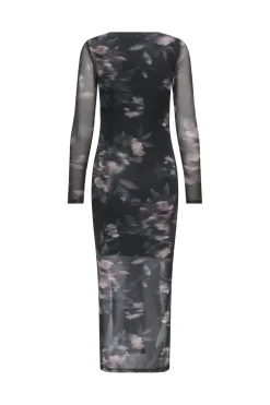 Only Onlkaya Life Ls Midi Mesh Dress< Kjoler