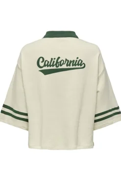 Only Onlkelly S/S Oversized Polo< T-Shirts & Toppe