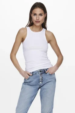Only Onlkenya Rib Tank Top< T-Shirts & Toppe