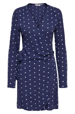 Onlkeshav L/S V-Neck Wrap Dress*Only New