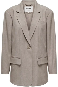 Only Onllinda Ls Boyfr Mel Blazer Tlr< Blazere