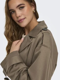 Only Onlline X-Long Trenchcoat< Overtøj & Jakker