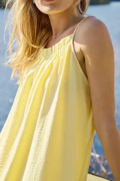 Only Onllino S/L Long Ruffle Dress Ox< Kjoler