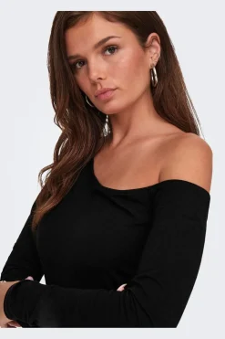Only Onllive Love Life L/S Oneshoulder Topjrs< Bluser & Skjorter